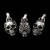 Three Skull Pendant  + $300.00 