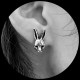 Skull mashimaro ear nail 925 sterling silver mashimaro earring FCS18