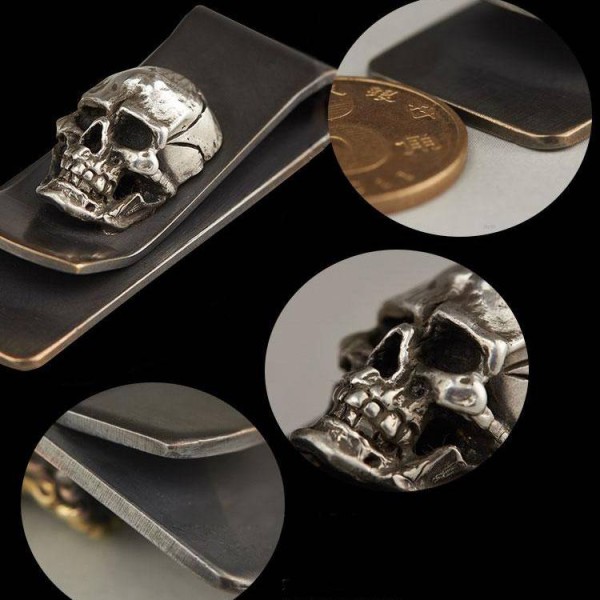 Elevate Your Style with a Silver Skull Money Clip