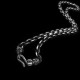 Skull S Hook Silver Basic Necklace Unveiling Elegance SSN06
