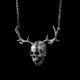 Antler Skull Pendant Necklace is The most popular Christmas gifts SSN14