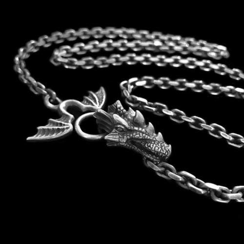 Pterosaur Hasp Silver Necklace SSN27