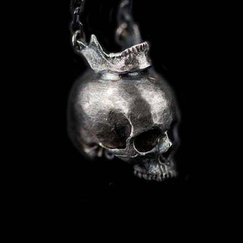 Skull Head jaw Pendant Handmade Silver Skull necklace SSN15