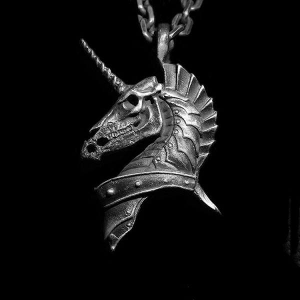 Holy Unicorn original design 925 silver Necklace Pendant SSP84