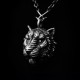Tiger head necklace 925 Silver Pendant necklace SSP22