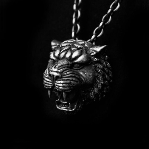 Silver Tiger Pendant 925 silver Tiger necklace Pendant SSP35