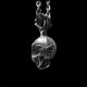 Snake skull wings Pendant 925 silver necklace Pendant SSP38