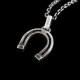 Horseshoe 925 silver necklace Pendant SSP67