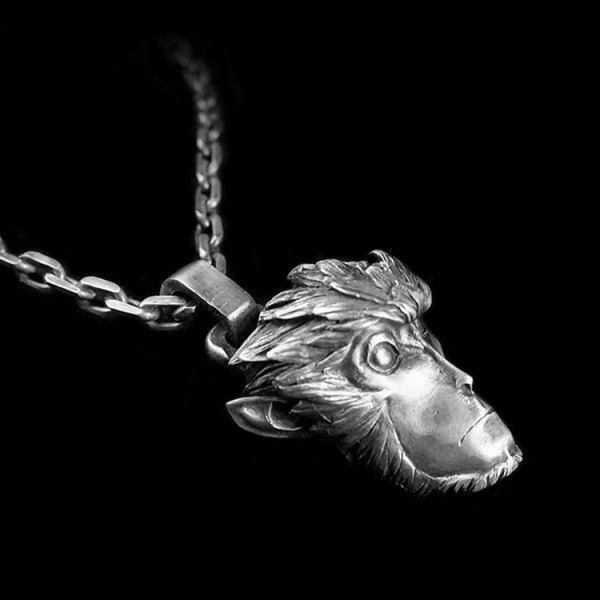 Great Sage Equalling Heaven Monkey 925 silver Monkey king pendants SSP92