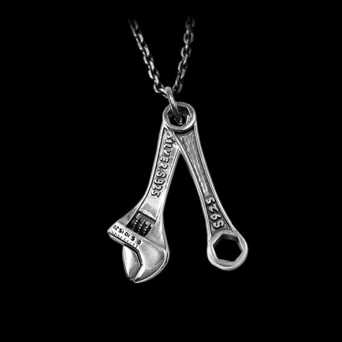 Tool Wrench pendant 925 silver Wrench pendants SSP101