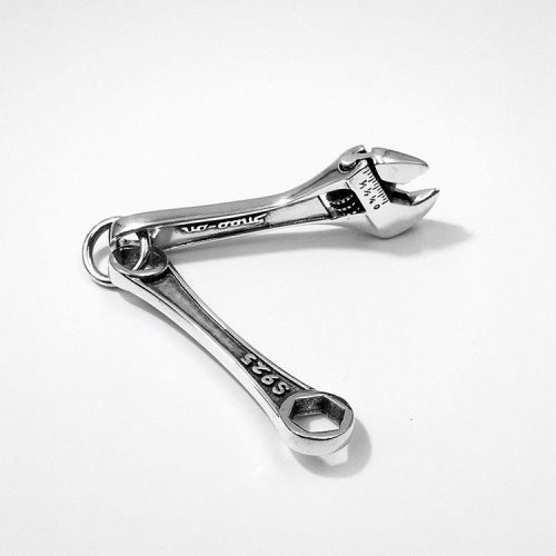 Tool Wrench pendant 925 silver Wrench pendants SSP101
