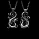 Dragon and Phoenixes Lovers pendant 925 silver Lovers pendants SSP105