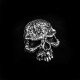 Pits Skull ring 925 Silver Skull Jewelry No jaw skull rings SSJ08
