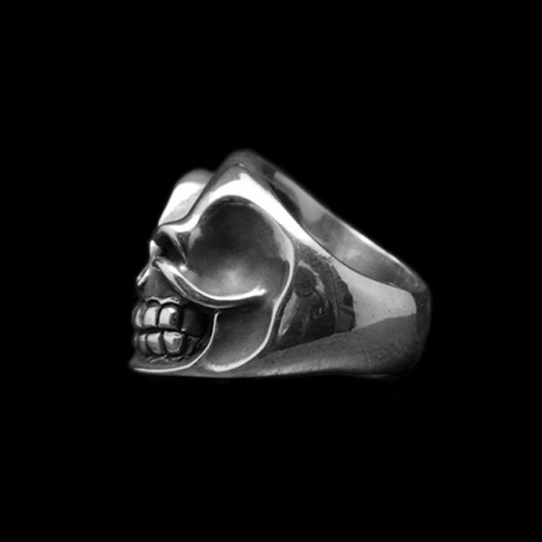 Naughty skull ring mischievous 925 Silver Grin Skull ring