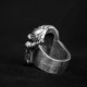 Zombie rings Silver Skull ring for men SSJ12