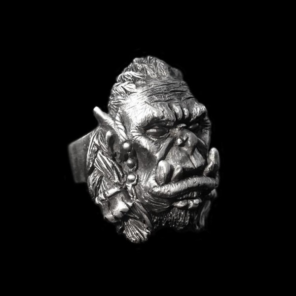 Chief of the frost wolf clan Durotan ring 925 Silver World of Warcraft Durotan rings SSJ92
