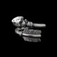 Stone Arrow ring 925 Silver Indian spear rings Arrow of victory mens pinky rings