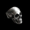 Realistic skull ring silver skull ring SSJ102