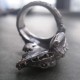 Handmade 925 Silver crocodile ring SSJ116