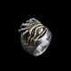 Pinky rings 925 silver mens Breach live out the self ring 