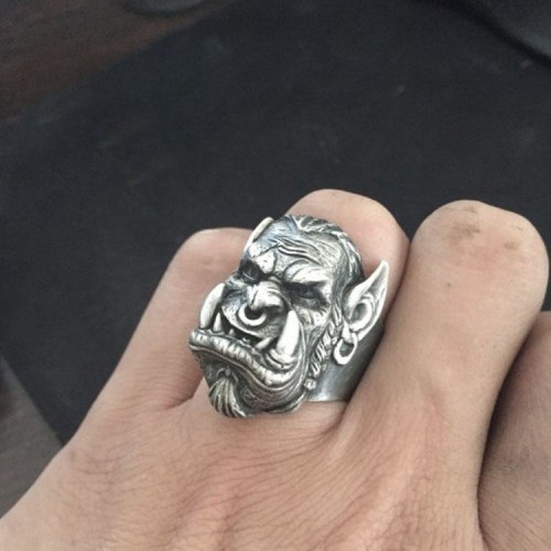 World of Warcraft Durotan frost wolf clan chiefs 925 silver rings SSJ132