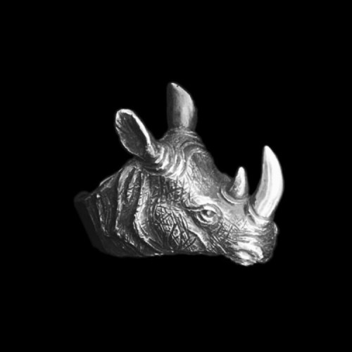 Rhino Original design handmade 925 silver rings SSJ133