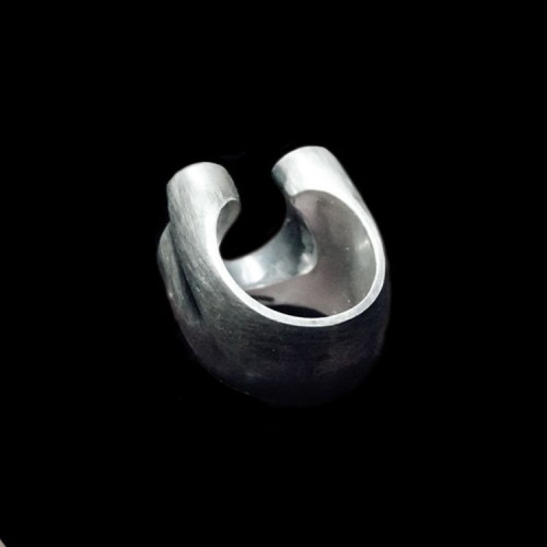 Mens horseshoe ring lucky Horseshoe ring 925 silver mens rings