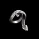 Snake ring Enduring Beauty925 silver mens snake ring 