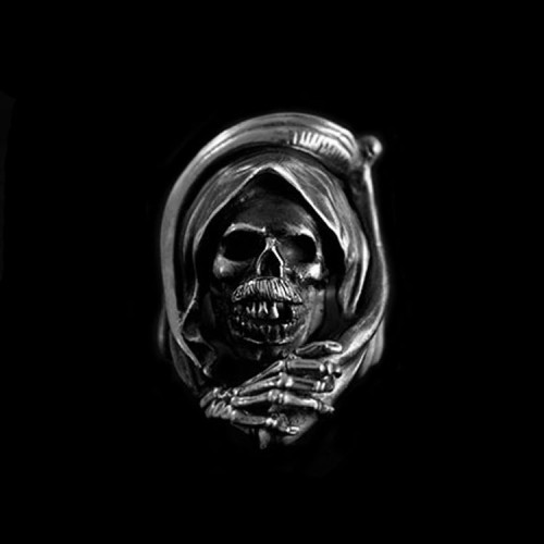 Grim reaper ring is the courage to face death