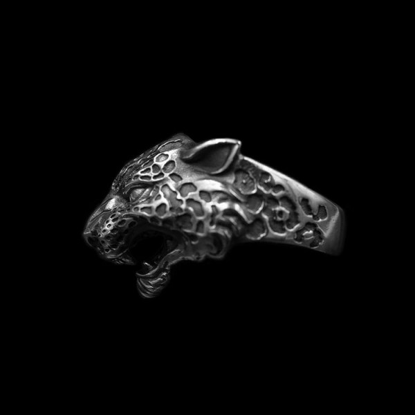 Leopard ring 925 Sterling silver Original handmade leopard rings SSJ181