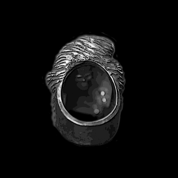 Elvis head type skull ring 925 Sterling silver original handmade elvis skull rings SSJ183