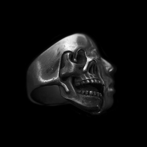 Struggling soul skull ring 925 Silver skull rings SSJ211