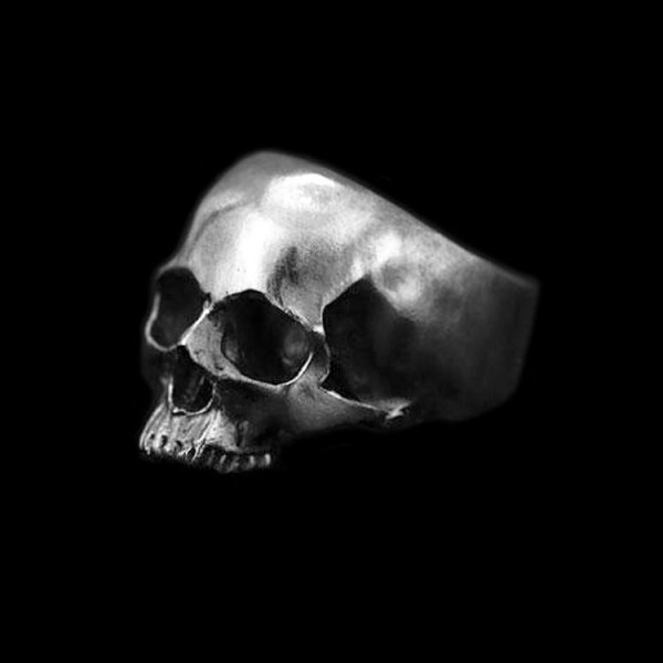 Realism Skull ring 925 silver No jaw Skull ring SSJ52