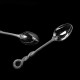 Silver Spoon | Sterling silver snake swallowing egg coffee spoon