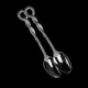 Silver Spoon | Sterling silver snake swallowing egg coffee spoon