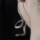 Little snake earring 925 sterling silver snake earrings