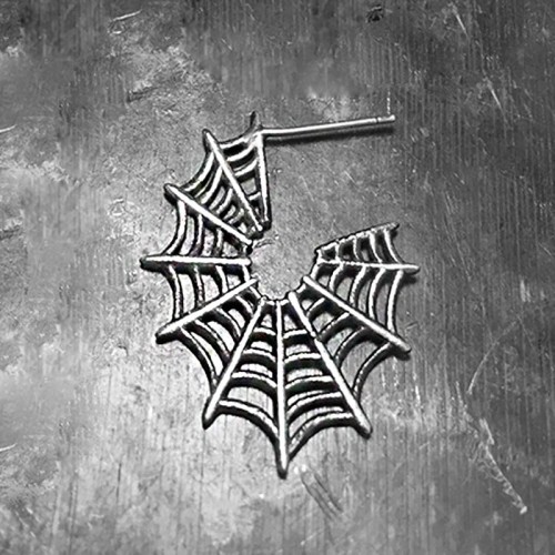 Spider web earring 925 sterling silver cobweb earring FCS35