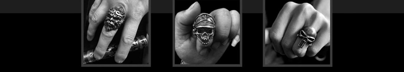 MENSSKULL Band Silver Skull Ring is a solid statement piece.