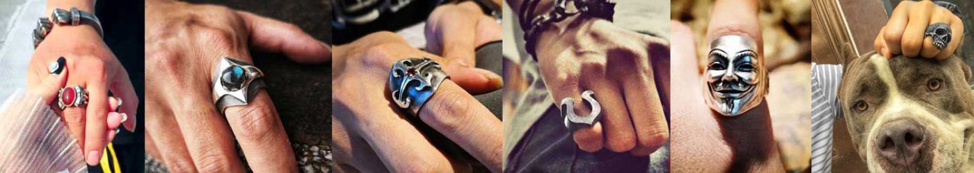 The Hottest Birthday Gift Sterling Silver Rings for Men