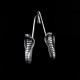 Cobra earring 925 sterling silver snake earrings FCS36
