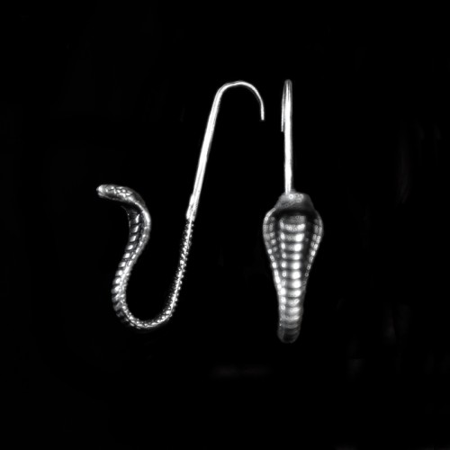 Cobra earring 925 sterling silver snake earrings FCS36