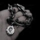 Punisher Bracelet Handmade 925 silver Tough guy Bracelet SSB106