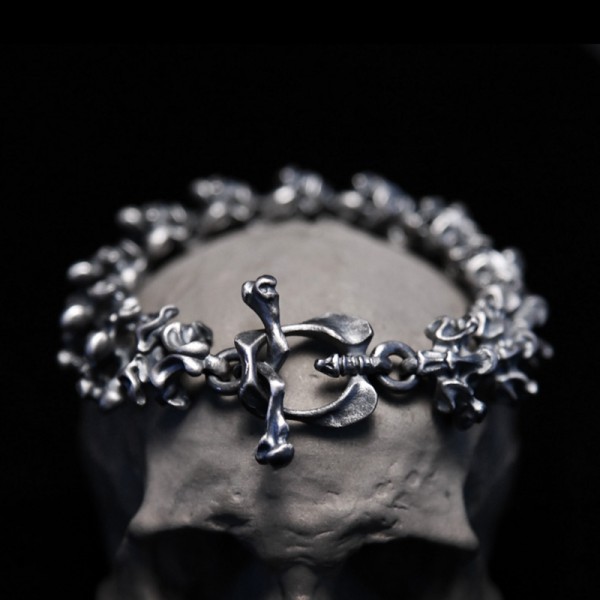 Backbone Bracelet Handmade 925 silver spine Bracelet SSB107