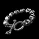 Terminator skull bracelet 925 Sterling Silver skull Bracelets SSB62
