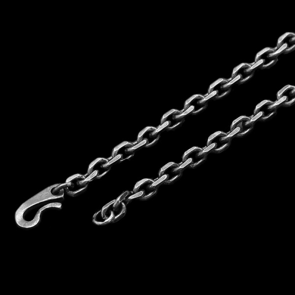 The S Hook Silver Basic Necklace Unveiling Elegance SSN09