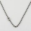 Round beads chain 925 silver beads necklace SSN41