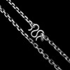 Angle chain M hook necklace 925 silver Handmade necklace SSN44