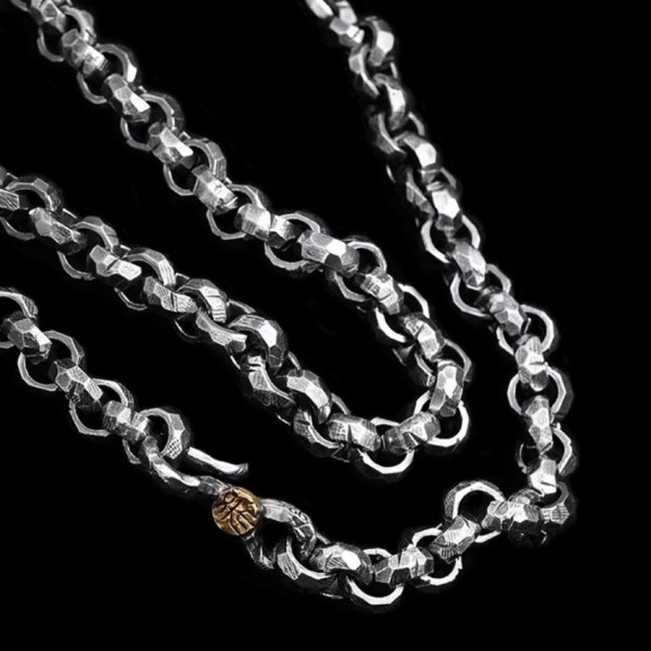 Discover the Elegance of 925 Sterling Silver Domineering Necklaces for Men