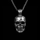 Realism skull pendant 925 silver reality pendants