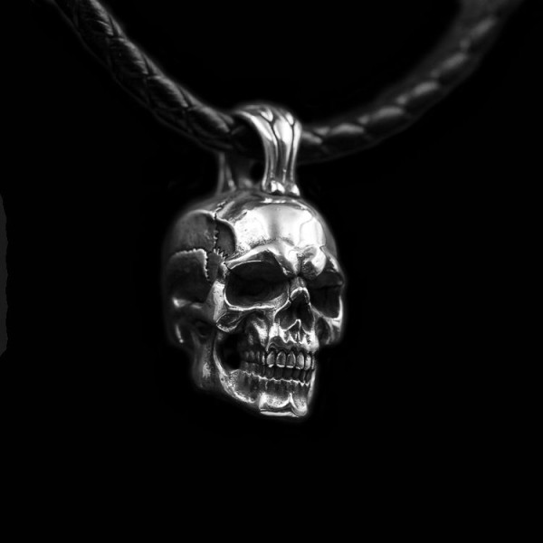 Realism skull pendant 925 silver reality pendants